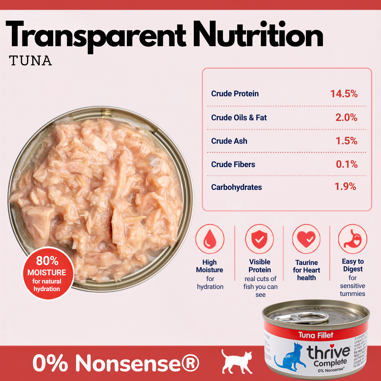 Tuna Fillet Wet Cat Food